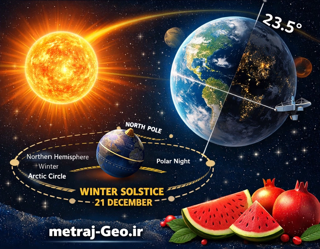 یلدا؛ وقتی ژئوماتیک به زبان نجوم با زمین سخن می‌گوید